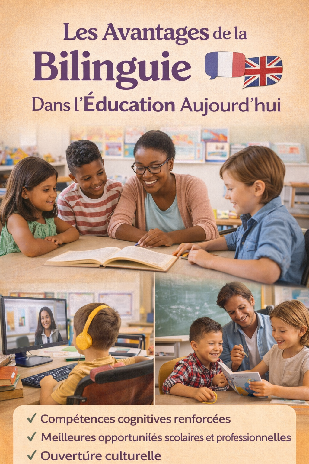 Les Avantages de la Bilinguie Dans l'Éducation Aujourd'hui